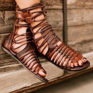 Freebird Sanibel Sandals brown gladiator